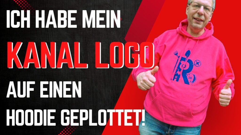 Eigenes Logo auf einen Hoddie plotten