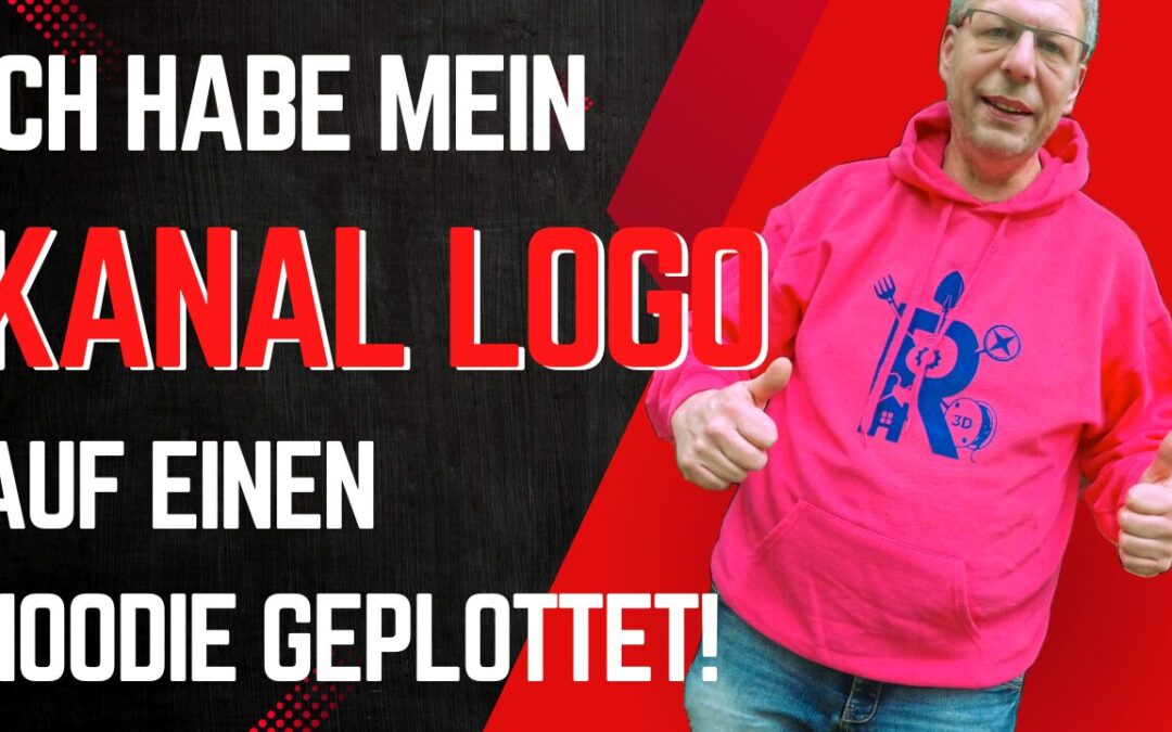 YouTube Logo auf einen HOODIE – Schritt für Schritt erklärt