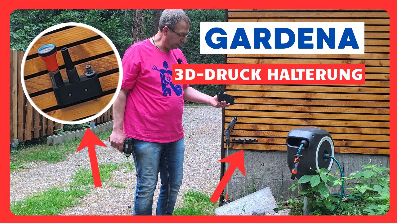 Gardena Halterung für Brause und Gartengeräte