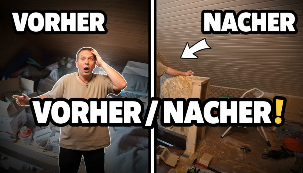 Aus Chaos wird Kreativraum – Der Beginn meines Dachboden-Projekts