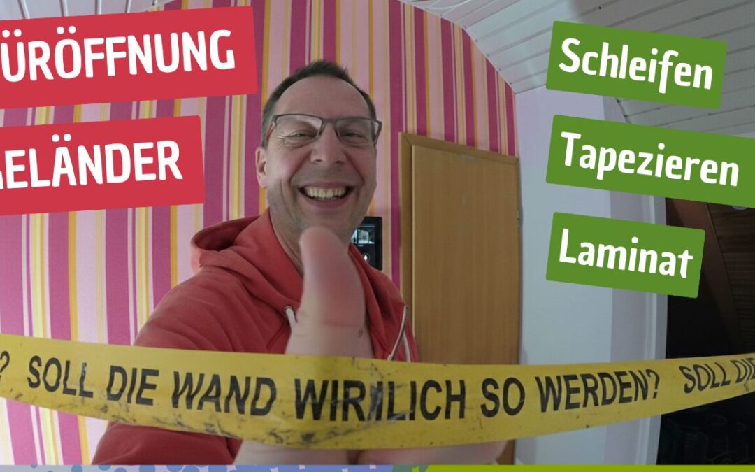 Spachteln, schleifen, hoffen… Dachbodenausbau Teil 3