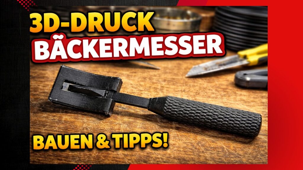 Bäckermesser selber machen mit einem 3D Drucker