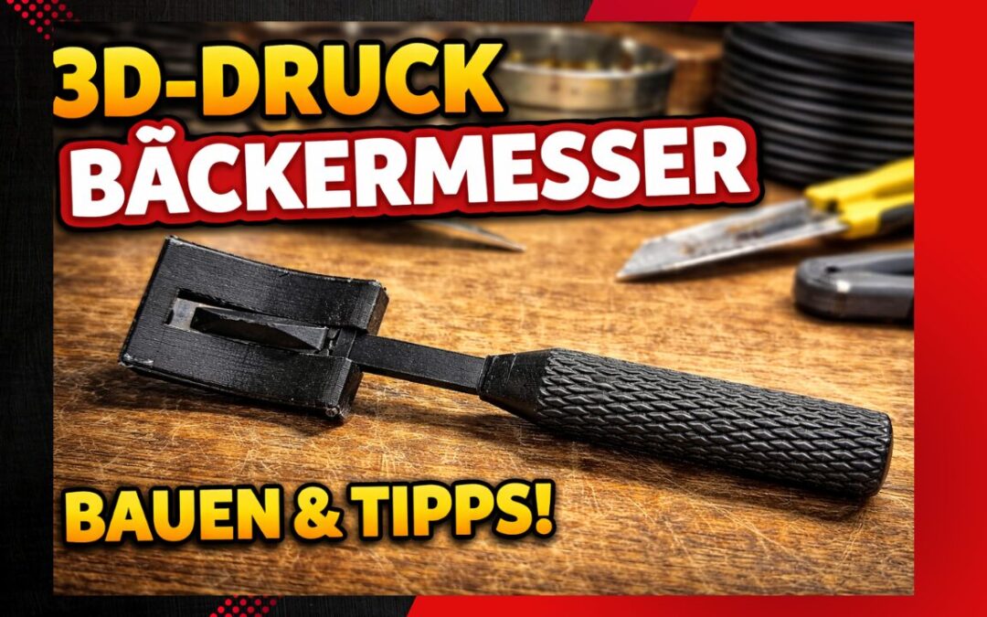 Bäckermesser selber machen mit einem 3D Drucker