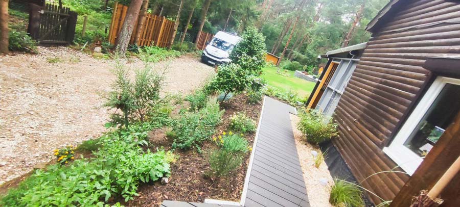 Garten nach der Renovierung