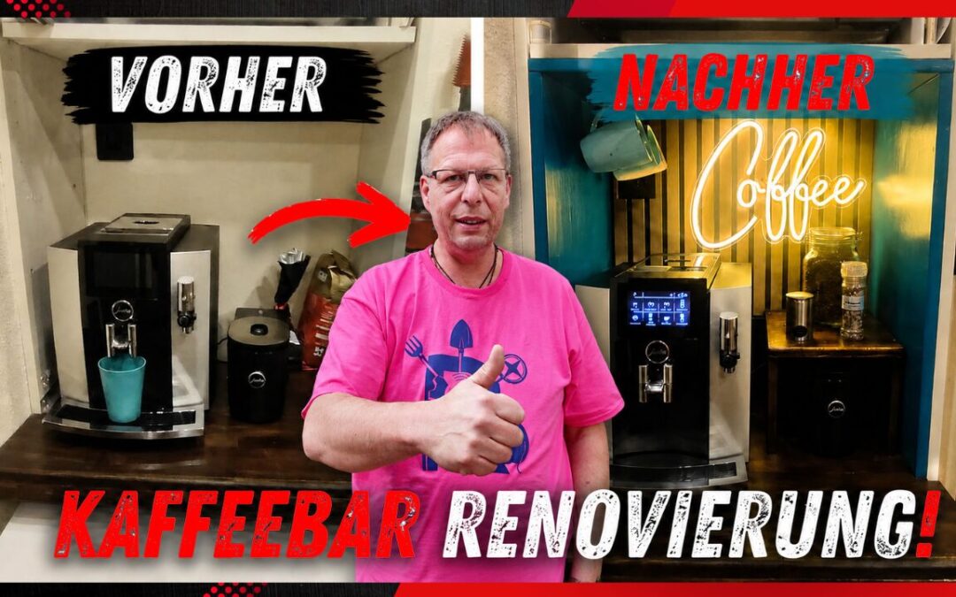 DIY Kaffeebar bauen: Geniale Kaffee-Ecke & Mut zur Farbe